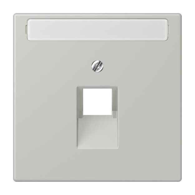Jung LC969-1NAUA205 Abdeckung für IAE/UAE-Anschlussdosen 1 x 8-polig LC320 (Thermoplast lackiert) Gris Clair 31 Les Couleurs® Le Corbusier