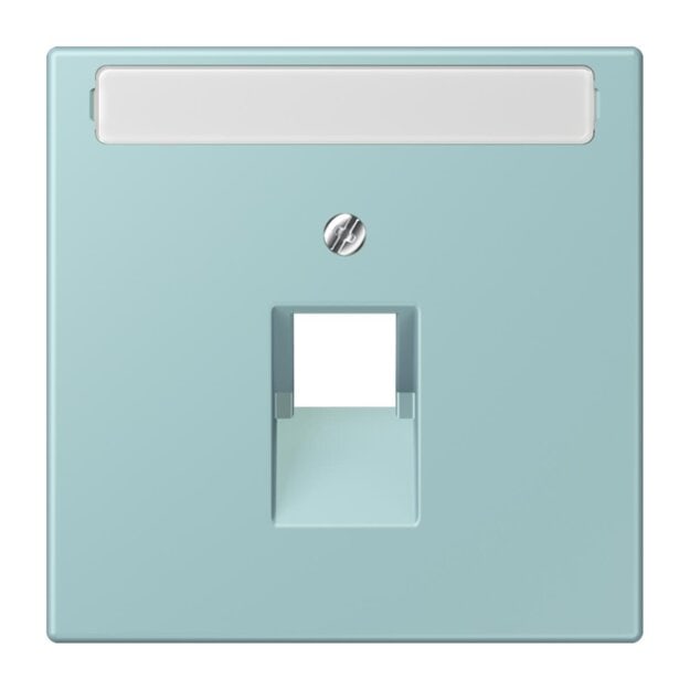 Jung LC969-1NAUA214 Abdeckung für IAE/UAE-Anschlussdosen 1 x 8-polig LC320 (Thermoplast lackiert) Céruléen Clair Les Couleurs® Le Corbusier