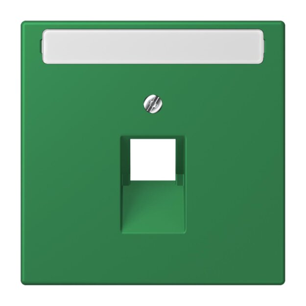 Jung LC969-1NAUA219 Abdeckung für IAE/UAE-Anschlussdosen 1 x 8-polig LC320 (Thermoplast lackiert) Vert Foncé Les Couleurs® Le Corbusier