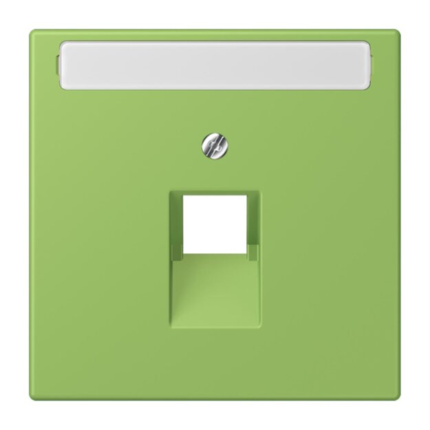 Jung LC969-1NAUA220 Abdeckung für IAE/UAE-Anschlussdosen 1 x 8-polig LC320 (Thermoplast lackiert) Vert 31 Les Couleurs® Le Corbusier