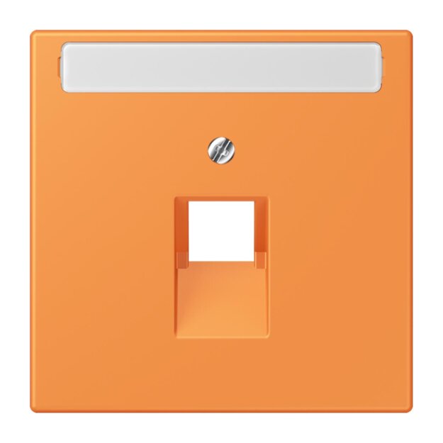 Jung LC969-1NAUA225 Abdeckung für IAE/UAE-Anschlussdosen 1 x 8-polig LC320 (Thermoplast lackiert) Orange Clair Les Couleurs® Le Corbusier