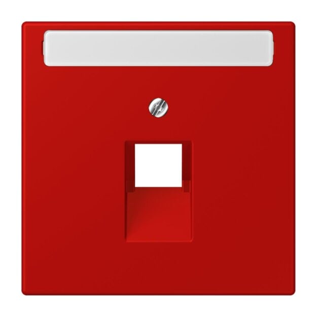 Jung LC969-1NAUA227 Abdeckung für IAE/UAE-Anschlussdosen 1 x 8-polig LC320 (Thermoplast lackiert) Rouge Vermillon 31 Les Couleurs® Le Corbusier