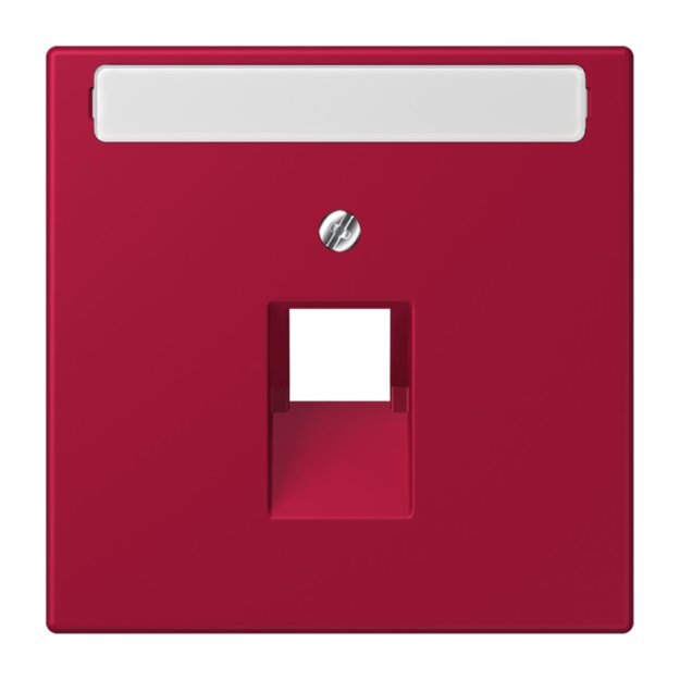 Jung LC969-1NAUA229 Abdeckung für IAE/UAE-Anschlussdosen 1 x 8-polig LC321 (Thermoplast lackiert) Rouge Carmin Les Couleurs® Le Corbusier