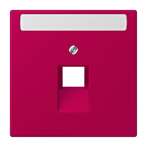Jung LC969-1NAUA230 Abdeckung für IAE/UAE-Anschlussdosen 1 x 8-polig LC321 (Thermoplast lackiert) Rouge Rubia Les Couleurs® Le Corbusier