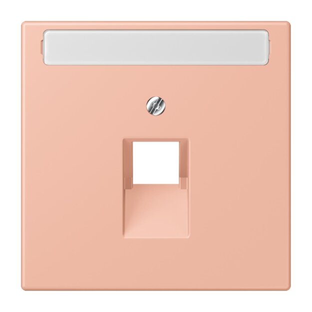 Jung LC969-1NAUA231 Abdeckung für IAE/UAE-Anschlussdosen 1 x 8-polig LC321 (Thermoplast lackiert) Rose Clair Les Couleurs® Le Corbusier
