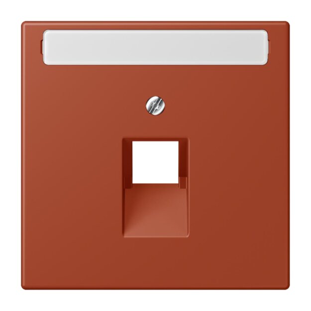 Jung LC969-1NAUA232 Abdeckung für IAE/UAE-Anschlussdosen 1 x 8-polig LC321 (Thermoplast lackiert) LOcre Rouge Les Couleurs® Le Corbusier