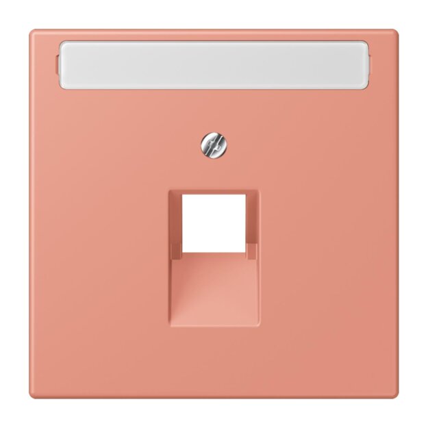 Jung LC969-1NAUA233 Abdeckung für IAE/UAE-Anschlussdosen 1 x 8-polig LC321 (Thermoplast lackiert) LOcre Rouge Moyen Les Couleurs® Le Corbusier
