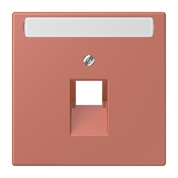 Jung LC969-1NAUA236 Abdeckung für IAE/UAE-Anschlussdosen 1 x 8-polig LC321 (Thermoplast lackiert) Terre Sienne Brique Les Couleurs® Le Corbusier
