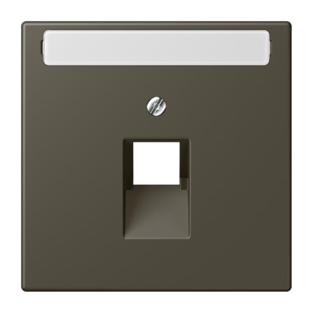 Jung LC969-1NAUA241 Abdeckung für IAE/UAE-Anschlussdosen 1 x 8-polig LC321 (Thermoplast lackiert) Ombre Naturelle 31 Les Couleurs® Le Corbusier