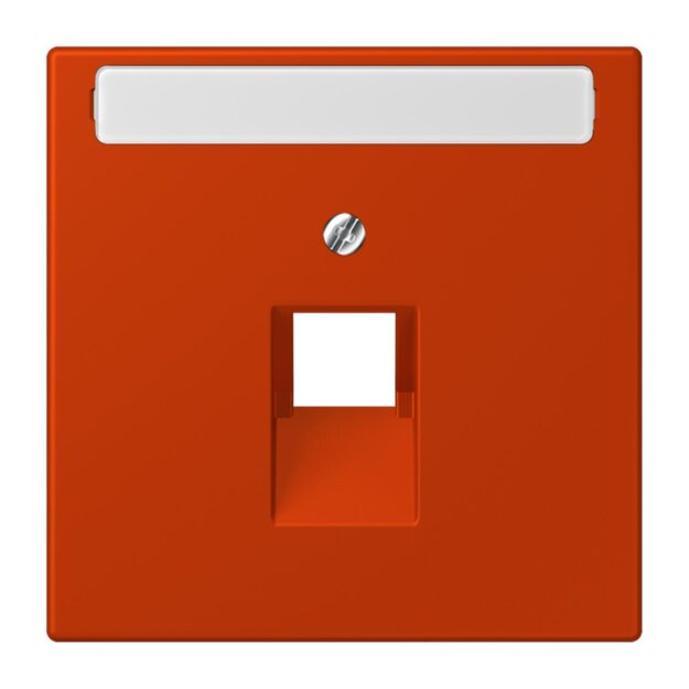 Jung LC969-1NAUA244 Abdeckung für IAE/UAE-Anschlussdosen 1 x 8-polig LC432 (Thermoplast lackiert) Rouge Vermillon 59 Les Couleurs® Le Corbusier