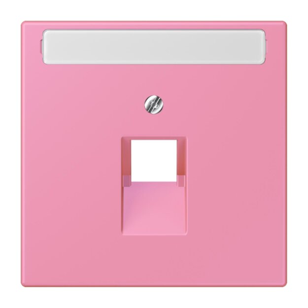 Jung LC969-1NAUA246 Abdeckung für IAE/UAE-Anschlussdosen 1 x 8-polig LC432 (Thermoplast lackiert) Rose Vif Les Couleurs® Le Corbusier