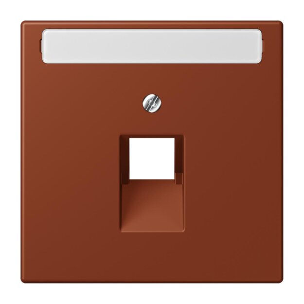 Jung LC969-1NAUA247 Abdeckung für IAE/UAE-Anschlussdosen 1 x 8-polig LC432 (Thermoplast lackiert) Terre Sienne Brûlée 59 Les Couleurs® Le Corbusier