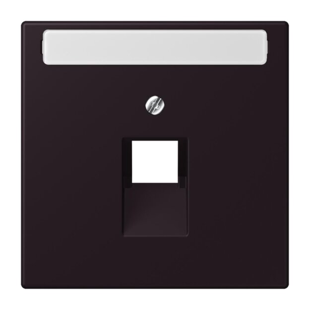 Jung LC969-1NAUA248 Abdeckung für IAE/UAE-Anschlussdosen 1 x 8-polig LC432 (Thermoplast lackiert) Noir DIvoire Les Couleurs® Le Corbusier