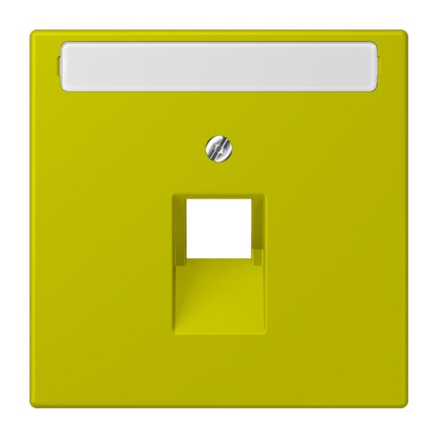 Jung LC969-1NAUA249 Abdeckung für IAE/UAE-Anschlussdosen 1 x 8-polig LC432 (Thermoplast lackiert) Vert Olive Vif Les Couleurs® Le Corbusier