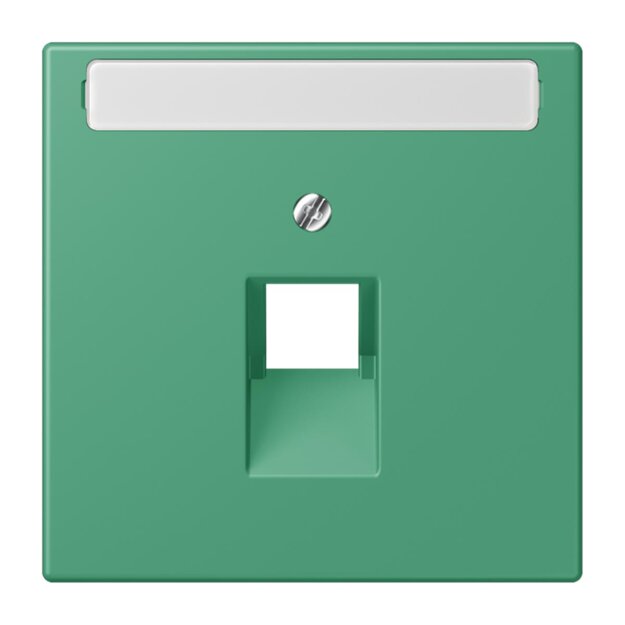Jung LC969-1NAUA250 Abdeckung für IAE/UAE-Anschlussdosen 1 x 8-polig LC432 (Thermoplast lackiert) Vert 59 Les Couleurs® Le Corbusier