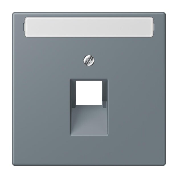 Jung LC969-1NAUA251 Abdeckung für IAE/UAE-Anschlussdosen 1 x 8-polig LC432 (Thermoplast lackiert) Gris 59 Les Couleurs® Le Corbusier