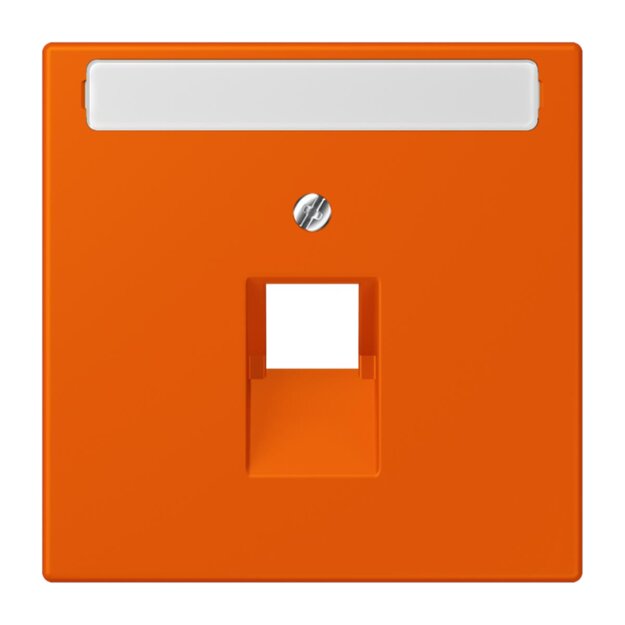 Jung LC969-1NAUA260 Abdeckung für IAE/UAE-Anschlussdosen 1 x 8-polig LC432 (Thermoplast lackiert) Orange Vif Les Couleurs® Le Corbusier