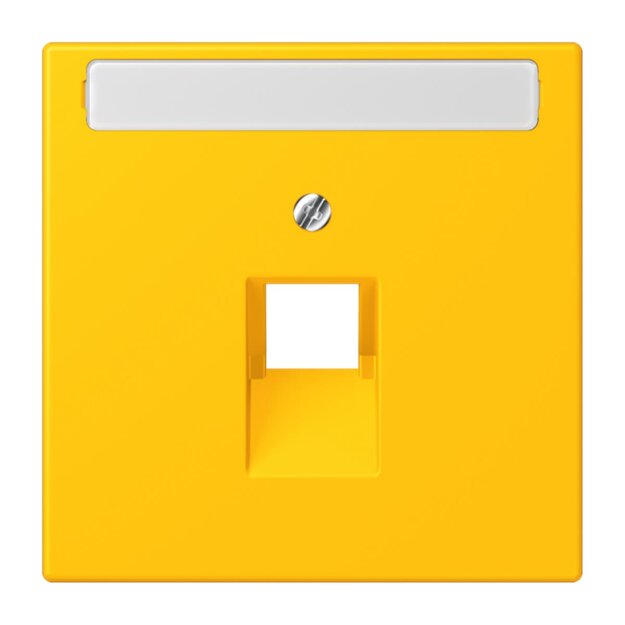 Jung LC969-1NAUA263 Abdeckung für IAE/UAE-Anschlussdosen 1 x 8-polig LC432 (Thermoplast lackiert) Le Jaune Vif Les Couleurs® Le Corbusier