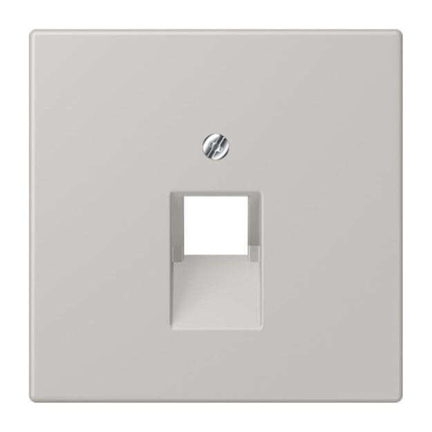 Jung LC969-1UA205 Abdeckung für IAE/UAE-Anschlussdosen 1 x 8-polig LC320 (Thermoplast lackiert) Gris Clair 31 Les Couleurs® Le Corbusier