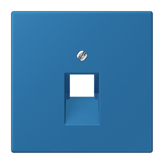 Jung LC969-1UA211 Abdeckung für IAE/UAE-Anschlussdosen 1 x 8-polig LC320 (Thermoplast lackiert) Bleu Céruléen 31 Les Couleurs® Le Corbusier