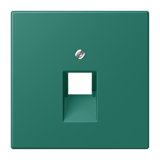 Jung LC969-1UA216 Abdeckung für IAE/UAE-Anschlussdosen 1 x 8-polig LC320 (Thermoplast lackiert) Vert Anglais Les Couleurs® Le Corbusier