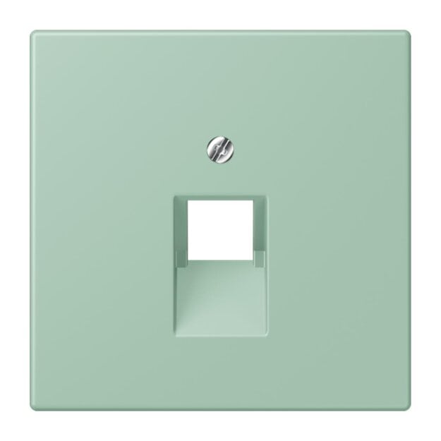 Jung LC969-1UA217 Abdeckung für IAE/UAE-Anschlussdosen 1 x 8-polig LC320 (Thermoplast lackiert) Vert Anglais Clair Les Couleurs® Le Corbusier