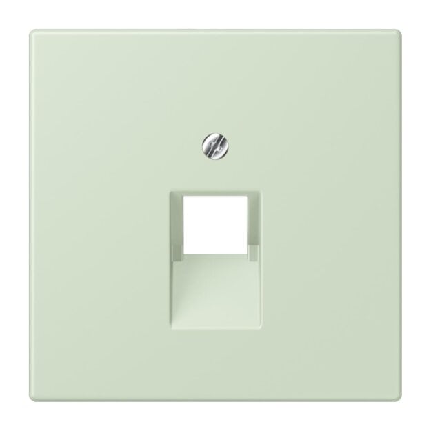 Jung LC969-1UA218 Abdeckung für IAE/UAE-Anschlussdosen 1 x 8-polig LC320 (Thermoplast lackiert) Vert Anglâis Pale Les Couleurs® Le Corbusier