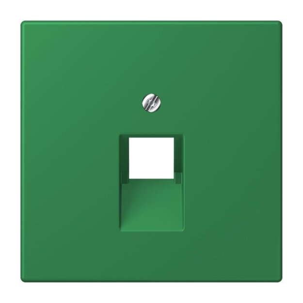 Jung LC969-1UA219 Abdeckung für IAE/UAE-Anschlussdosen 1 x 8-polig LC320 (Thermoplast lackiert) Vert Foncé Les Couleurs® Le Corbusier