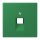 Jung LC969-1UA219 Abdeckung für IAE/UAE-Anschlussdosen 1 x 8-polig LC320 (Thermoplast lackiert) Vert Foncé Les Couleurs® Le Corbusier