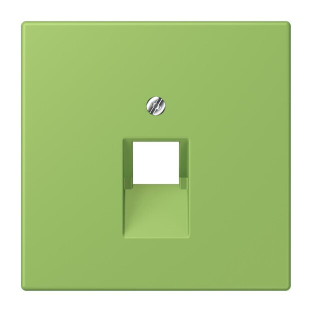 Jung LC969-1UA220 Abdeckung für IAE/UAE-Anschlussdosen 1 x 8-polig LC320 (Thermoplast lackiert) Vert 31 Les Couleurs® Le Corbusier