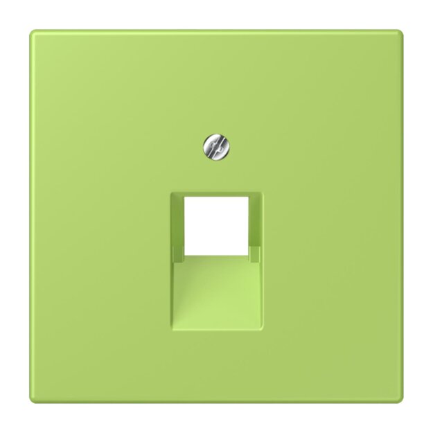 Jung LC969-1UA221 Abdeckung für IAE/UAE-Anschlussdosen 1 x 8-polig LC320 (Thermoplast lackiert) Vert Clair Les Couleurs® Le Corbusier