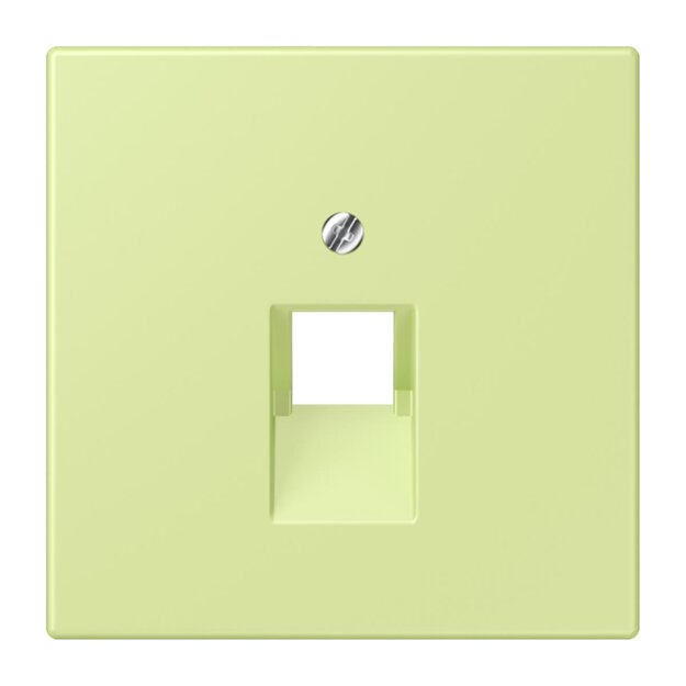 Jung LC969-1UA222 Abdeckung für IAE/UAE-Anschlussdosen 1 x 8-polig LC320 (Thermoplast lackiert) Vert Jaune Clair Les Couleurs® Le Corbusier