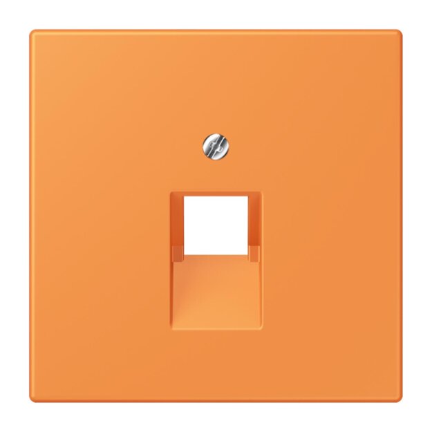 Jung LC969-1UA225 Abdeckung für IAE/UAE-Anschlussdosen 1 x 8-polig LC320 (Thermoplast lackiert) Orange Clair Les Couleurs® Le Corbusier