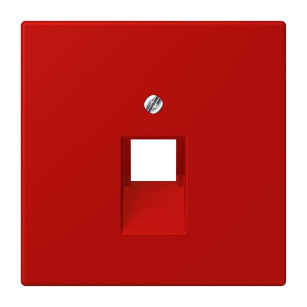 Jung LC969-1UA227 Abdeckung für IAE/UAE-Anschlussdosen 1 x 8-polig LC320 (Thermoplast lackiert) Rouge Vermillon 31 Les Couleurs® Le Corbusier