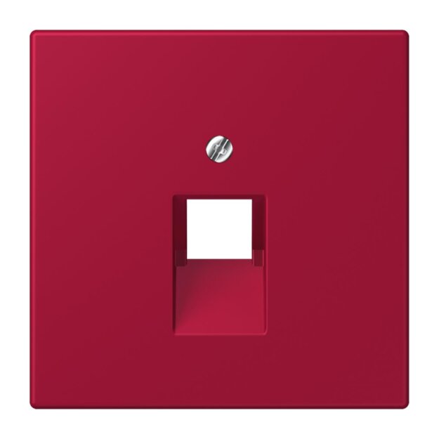 Jung LC969-1UA229 Abdeckung für IAE/UAE-Anschlussdosen 1 x 8-polig LC321 (Thermoplast lackiert) Rouge Carmin Les Couleurs® Le Corbusier