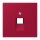 Jung LC969-1UA229 Abdeckung für IAE/UAE-Anschlussdosen 1 x 8-polig LC321 (Thermoplast lackiert) Rouge Carmin Les Couleurs® Le Corbusier