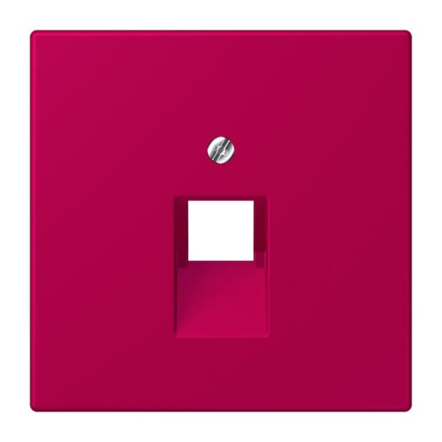 Jung LC969-1UA230 Abdeckung für IAE/UAE-Anschlussdosen 1 x 8-polig LC321 (Thermoplast lackiert) Rouge Rubia Les Couleurs® Le Corbusier