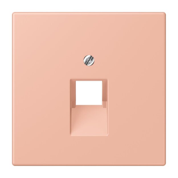 Jung LC969-1UA231 Abdeckung für IAE/UAE-Anschlussdosen 1 x 8-polig LC321 (Thermoplast lackiert) Rose Clair Les Couleurs® Le Corbusier