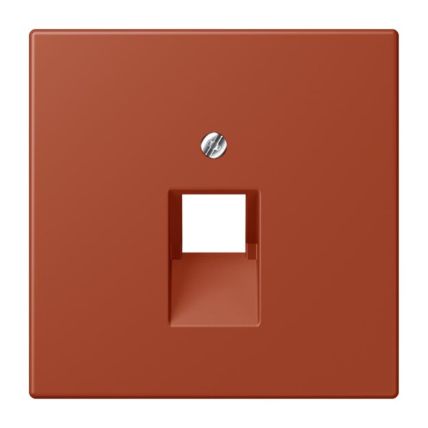 Jung LC969-1UA232 Abdeckung für IAE/UAE-Anschlussdosen 1 x 8-polig LC321 (Thermoplast lackiert) LOcre Rouge Les Couleurs® Le Corbusier