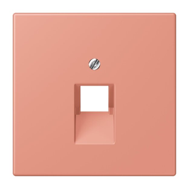 Jung LC969-1UA233 Abdeckung für IAE/UAE-Anschlussdosen 1 x 8-polig LC321 (Thermoplast lackiert) LOcre Rouge Moyen Les Couleurs® Le Corbusier