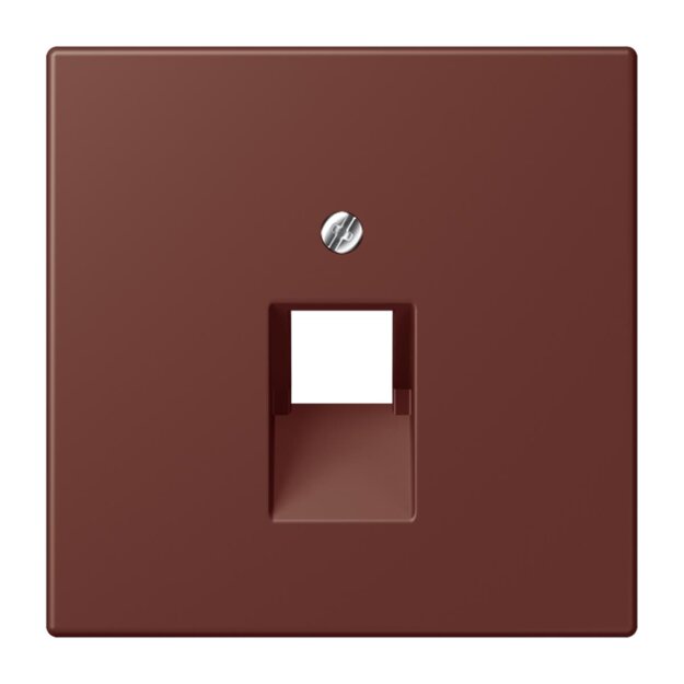 Jung LC969-1UA235 Abdeckung für IAE/UAE-Anschlussdosen 1 x 8-polig LC321 (Thermoplast lackiert) Terre Sienne Brûlée 31 Les Couleurs® Le Corbusier