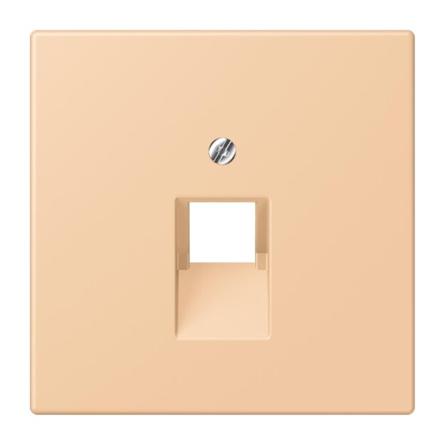 Jung LC969-1UA237 Abdeckung für IAE/UAE-Anschlussdosen 1 x 8-polig LC321 (Thermoplast lackiert) Terre Sienne Claire 31 Les Couleurs® Le Corbusier