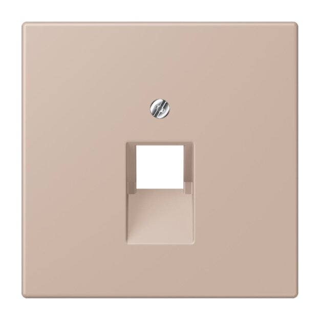 Jung LC969-1UA240 Abdeckung für IAE/UAE-Anschlussdosen 1 x 8-polig LC321 (Thermoplast lackiert) Ombre Brûlée Claire Les Couleurs® Le Corbusier