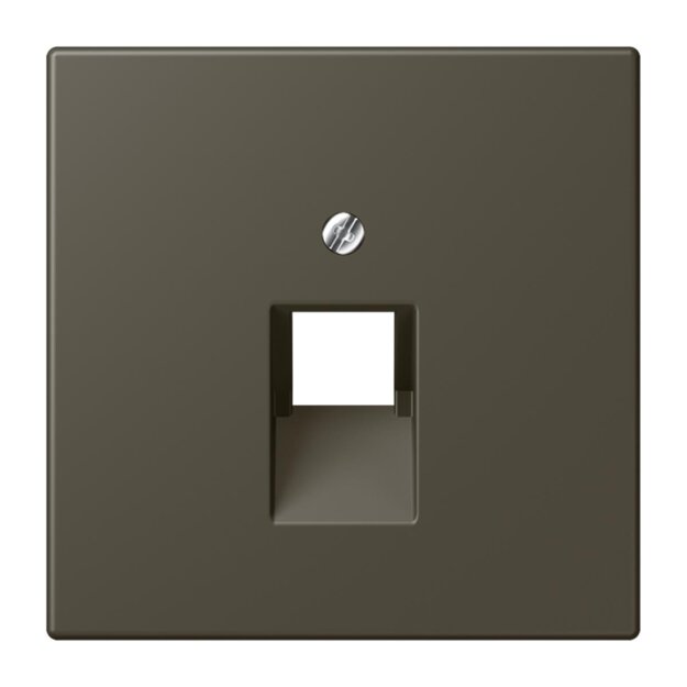 Jung LC969-1UA241 Abdeckung für IAE/UAE-Anschlussdosen 1 x 8-polig LC321 (Thermoplast lackiert) Ombre Naturelle 31 Les Couleurs® Le Corbusier