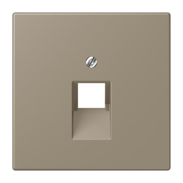 Jung LC969-1UA242 Abdeckung für IAE/UAE-Anschlussdosen 1 x 8-polig LC321 (Thermoplast lackiert) Ombre Naturelle Moyenne Les Couleurs® Le Corbusier