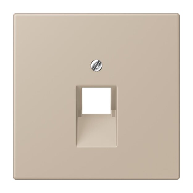 Jung LC969-1UA243 Abdeckung für IAE/UAE-Anschlussdosen 1 x 8-polig LC321 (Thermoplast lackiert) Ombre Naturelle Claire Les Couleurs® Le Corbusier