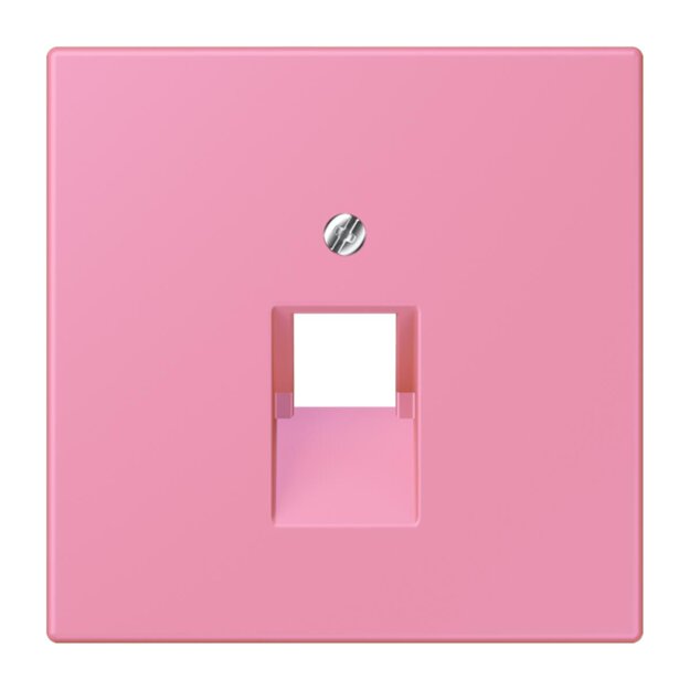 Jung LC969-1UA246 Abdeckung für IAE/UAE-Anschlussdosen 1 x 8-polig LC432 (Thermoplast lackiert) Rose Vif Les Couleurs® Le Corbusier