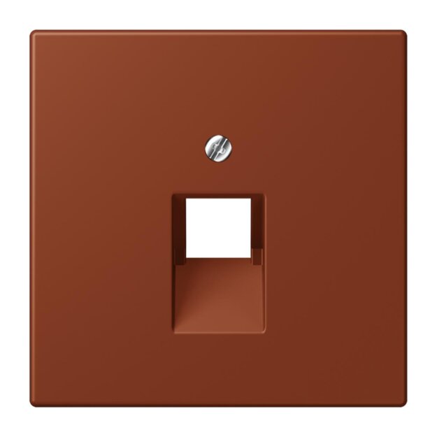 Jung LC969-1UA247 Abdeckung für IAE/UAE-Anschlussdosen 1 x 8-polig LC432 (Thermoplast lackiert) Terre Sienne Brûlée 59 Les Couleurs® Le Corbusier