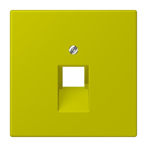 Jung LC969-1UA249 Abdeckung für IAE/UAE-Anschlussdosen 1 x 8-polig LC432 (Thermoplast lackiert) Vert Olive Vif Les Couleurs® Le Corbusier