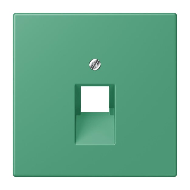 Jung LC969-1UA250 Abdeckung für IAE/UAE-Anschlussdosen 1 x 8-polig LC432 (Thermoplast lackiert) Vert 59 Les Couleurs® Le Corbusier